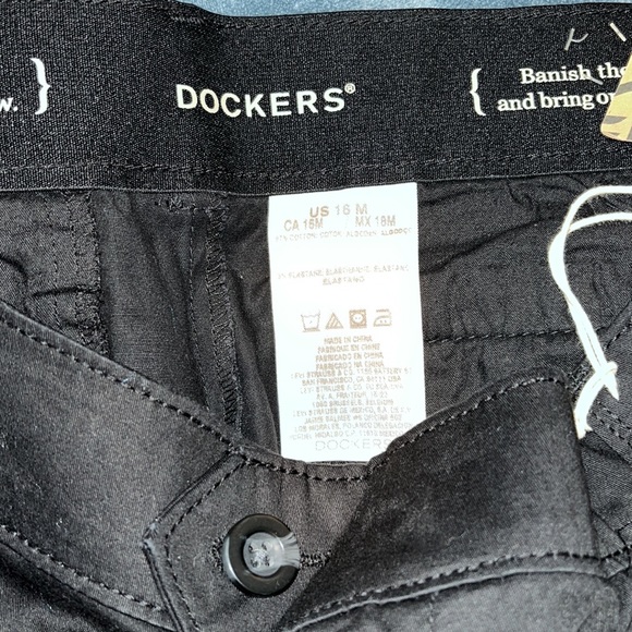 Women's Khaki Denim Docker pants - Picture 2 of 4